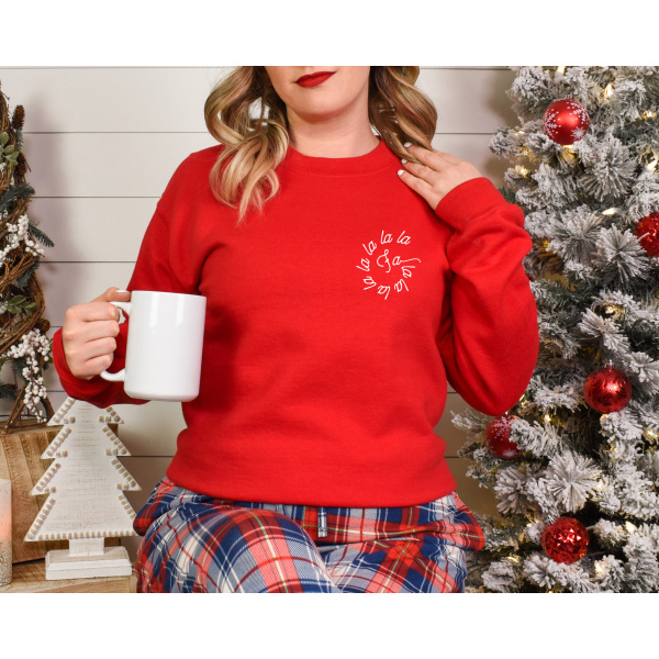 Falalala Holiday Sweatshirt - Image 2