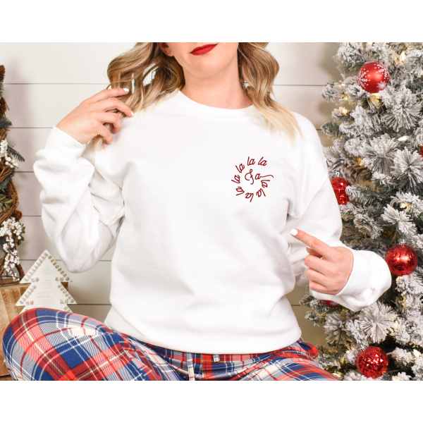 Falalala Holiday Sweatshirt - Image 3